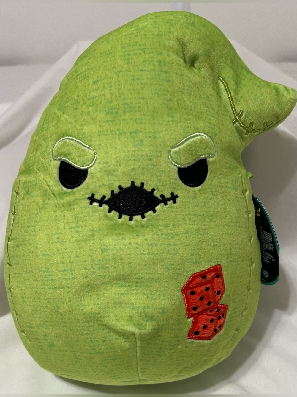 Disney Nightmare Before Christmas Oogie Boogie Squishmallow 10” Green Plush NWT